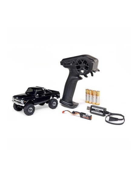 1/30 SCX30 Chevrolet K10 4X4 RTR Brushed Rock Crawler (Battery & Charger Included) Black