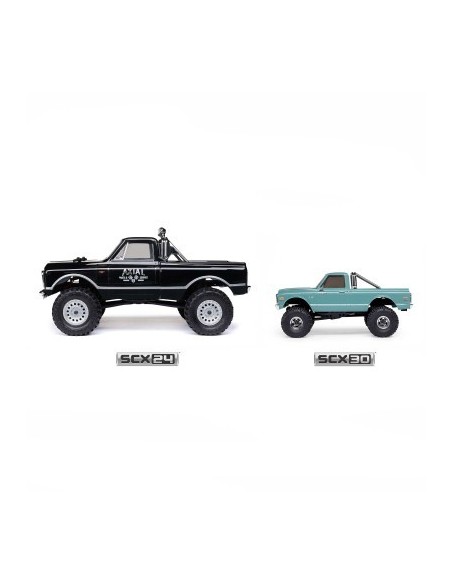 1/30 SCX30 Chevrolet K10 4X4 RTR Brushed Rock Crawler (Battery & Charger Included) Green