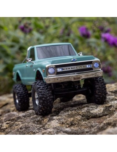 1/30 SCX30 Chevrolet K10 4X4 RTR Brushed Rock Crawler (Battery & Charger Included) Green