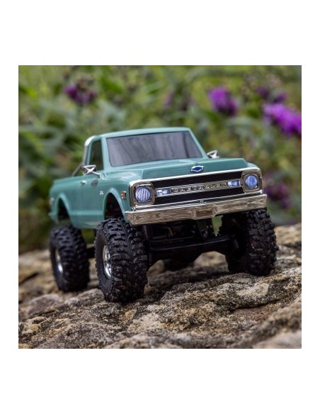 1/30 SCX30 Chevrolet K10 4X4 RTR Brushed Rock Crawler (Battery & Charger Included) Green