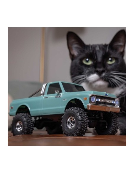 1/30 SCX30 Chevrolet K10 4X4 RTR Brushed Rock Crawler (Battery & Charger Included) Green
