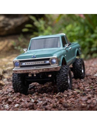 1/30 SCX30 Chevrolet K10 4X4 RTR Brushed Rock Crawler (Battery & Charger Included) Green