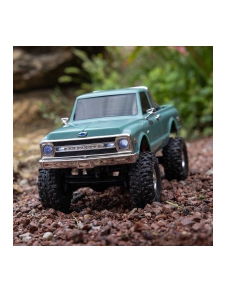 1/30 SCX30 Chevrolet K10 4X4 RTR Brushed Rock Crawler (Battery & Charger Included) Green