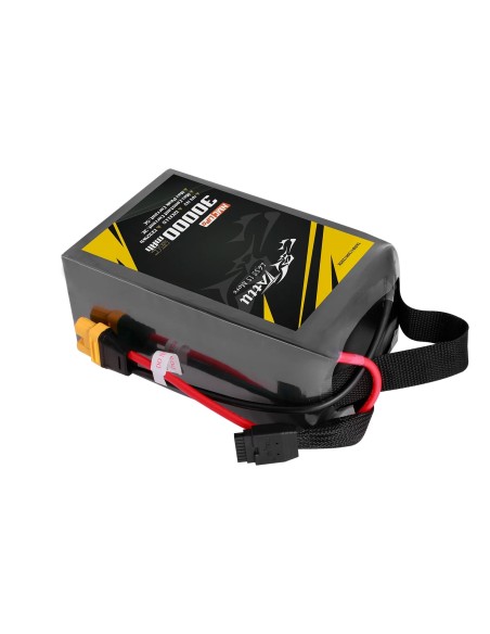 Paquete de baterías Lipo Tattu de estado semisólido de 30000 mAh 5C 44,4 V 12S1P con conector AS150U