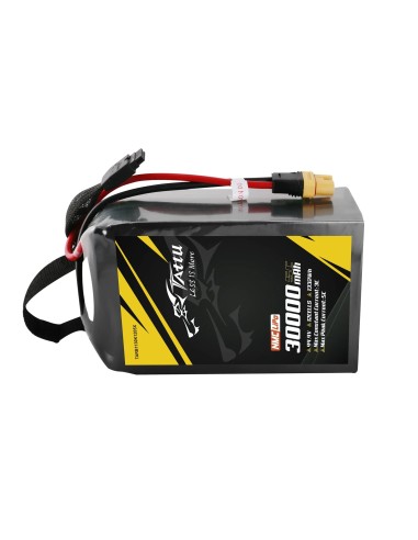 Paquete de baterías Lipo Tattu de estado semisólido de 30000 mAh 5C 44,4 V 12S1P con conector AS150U