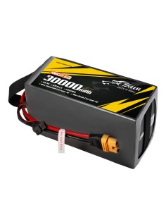 Paquete de baterías Lipo Tattu de estado semisólido de 300 Wh/kg, 30000 mAh, 5C, 44,4 V, 12S1P con AS150U-F