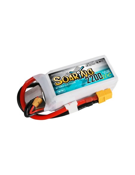 Gens ace 2200mAh 4S 20C 14.8V LiPo Battery with XT60 Plug