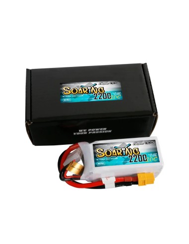 Gens ace 2200mAh 4S 20C 14.8V LiPo Battery with XT60 Plug