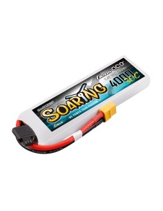 Batería Lipo Gens ace 4000mAh 2S 30C con conector XT60 | Serie Soaring | G-Tech 2