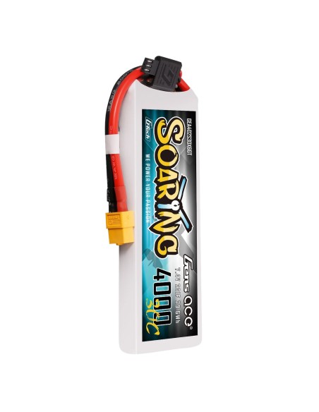 Batería Lipo Gens ace 4000mAh 2S 30C con conector XT60 | Serie Soaring | G-Tech