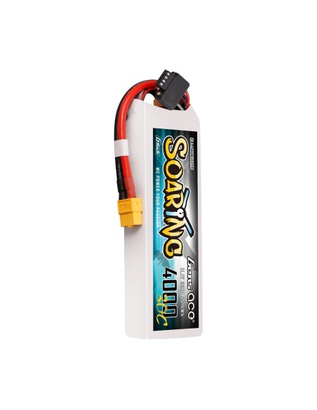Batería Lipo Gens ace 4000mAh 3S 30C con conector XT60 | Soaring | G-Tech