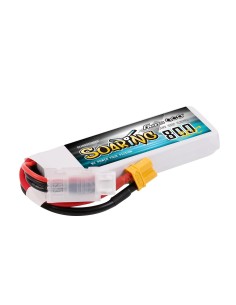 Batería Gens ace Soaring Lipo de 800 mAh, 2S, 7,4 V, 30C con conector XT30. 2