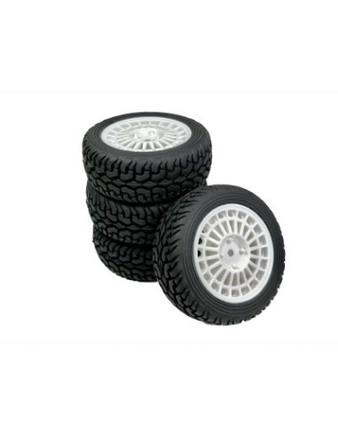 1:10 Wheel Set ""Rallye Street Design"" white (4)