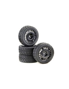 Wheel Set "Rally Winded Design" 1:10 black