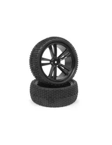 MOUNTED WHEEL AND TYRE SET