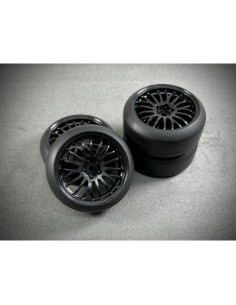 1:10 Drift Wheel Set ""The Pimp"" black (4)