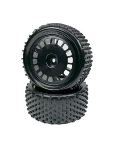 1:10 Buggy Wheel Set "Mini Pin" rear black 2