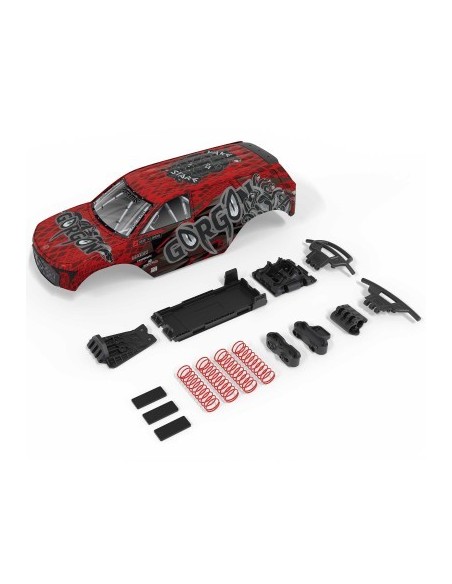 1-10 GORGON Painted Decaled Trimmed Body Set Red-Black