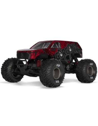 1-10 GORGON 223S 2WD RTR Brushless Monster Truck Red-Black
