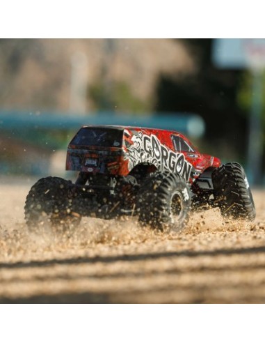 1-10 GORGON 223S 2WD RTR Brushless Monster Truck Red-Black