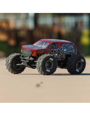 1-10 GORGON 223S 2WD RTR Brushless Monster Truck Red-Black