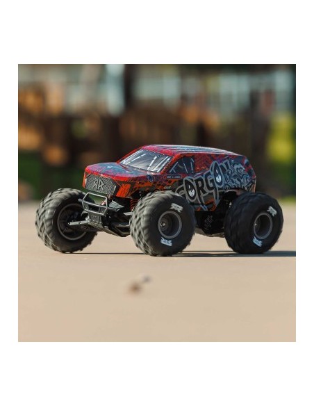 1-10 GORGON 223S 2WD RTR Brushless Monster Truck Red-Black
