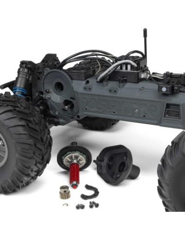1-10 GORGON 223S 2WD RTR Brushless Monster Truck Red-Black