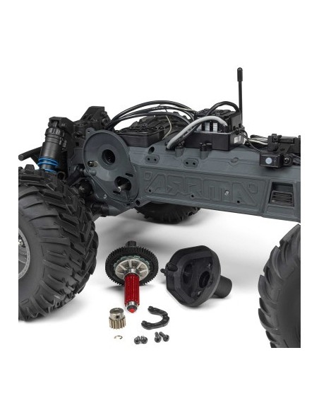 1-10 GORGON 223S 2WD RTR Brushless Monster Truck Red-Black