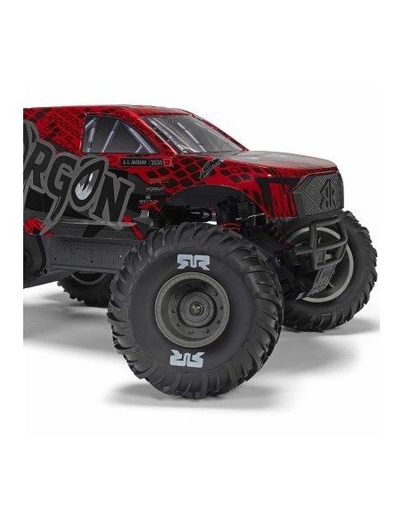 1-10 GORGON 223S 2WD RTR Brushless Monster Truck Red-Black