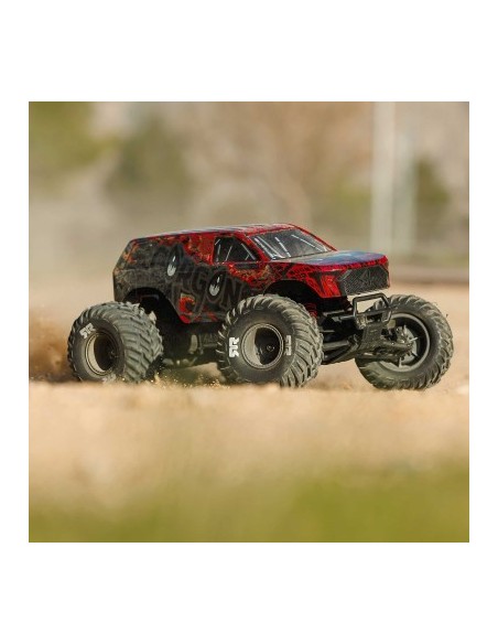 1-10 GORGON 223S 2WD RTR Brushless Monster Truck Red-Black