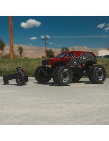1-10 GORGON 223S 2WD RTR Brushless Monster Truck Red-Black