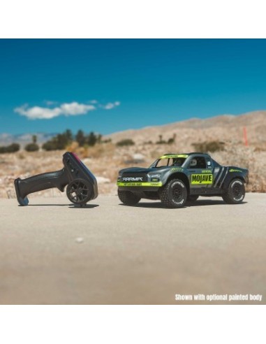 1-16 MOJAVE GROM 4X4 RTA KIT Brushed Desert Truck (Battery & Charger Included) Clear-Black
