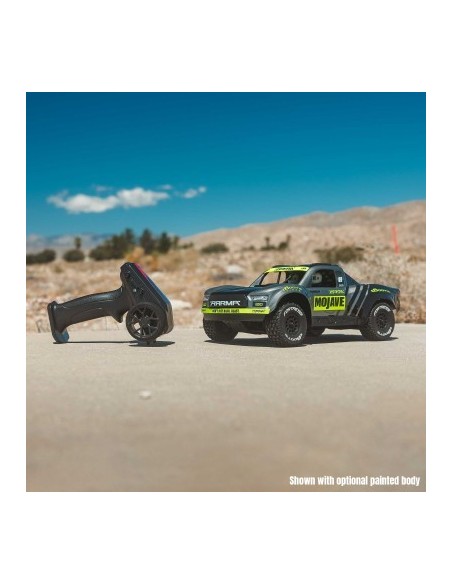 1-16 MOJAVE GROM 4X4 RTA KIT Brushed Desert Truck (Battery & Charger Included) Clear-Black
