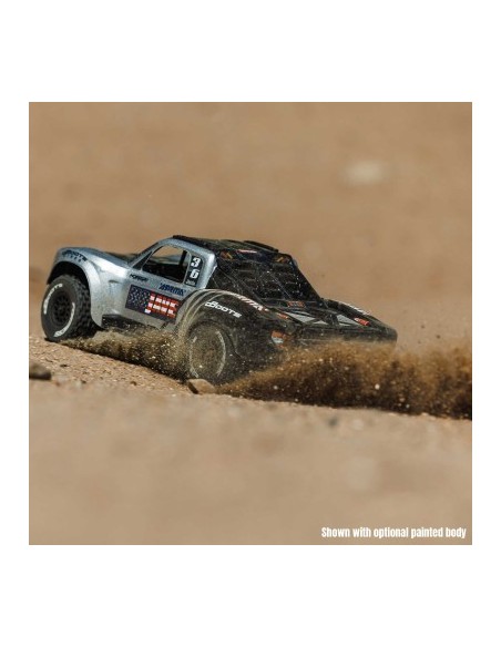 1-16 MOJAVE GROM 4X4 RTA KIT Brushed Desert Truck (Battery & Charger Included) Clear-Black