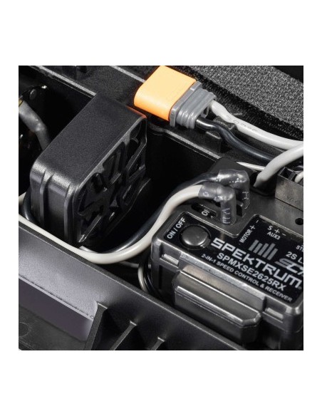 1-16 MOJAVE GROM 4X4 RTA KIT Brushed Desert Truck (Battery & Charger Included) Clear-Black