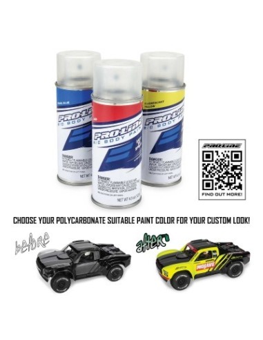 1-16 MOJAVE GROM 4X4 RTA KIT Brushed Desert Truck (Battery & Charger Included) Clear-Black