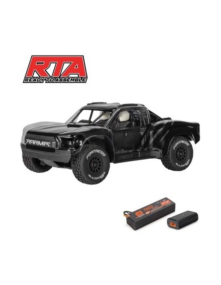 1-16 MOJAVE GROM 4X4 RTA KIT Brushed Desert Truck (Battery & Charger Included) Clear-Black