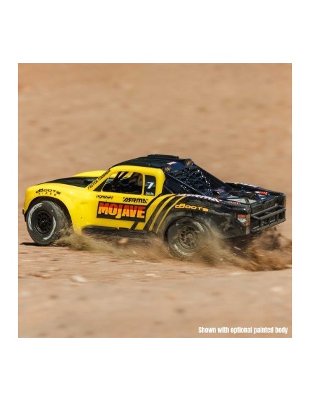1-16 MOJAVE GROM 4X4 RTA KIT Brushed Desert Truck (Battery & Charger Included) Clear-Black
