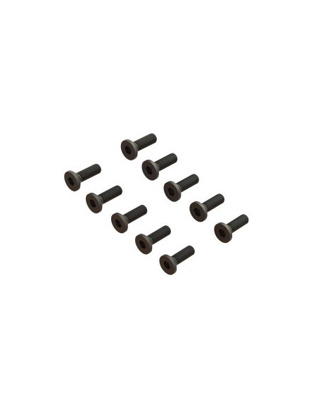 zoom_out_map Flat Head Screw M2.5x8mm (10)