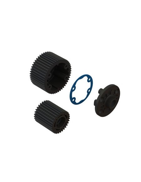 Diff Case and Idler Gear Set (47-29T 0.8M)