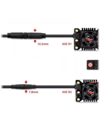 Hobbywing Xerun Axe540L R2-2100kV FOC Combo for Rock Crawler