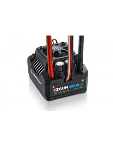 Hobbywing Ezrun MAX10 SCT ESC Sensorless 120 Amp, 2-4s LiPo, BEC 4A