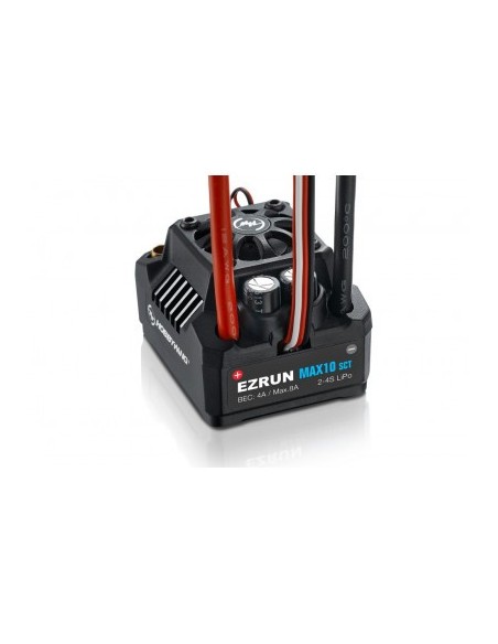 Hobbywing Ezrun MAX10 SCT ESC Sensorless 120 Amp, 2-4s LiPo, BEC 4A