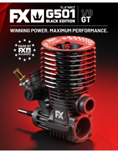 FX G501 TUNED BLACK - 5 PUERTOS, DLC, RODAMIENTOS CERAMICOS, BALANCEADO