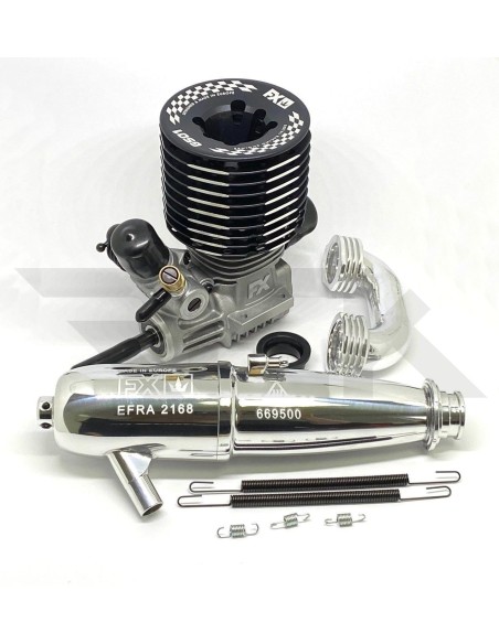 FX G501 TUNED BLACK - COMBO: MOTOR + ESCAPE 2168 + CODO GT