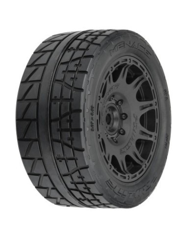 1-6 Menace HP BELTED F-R 5.7” Tires MTD 24mm Black Raid 8x48 Hex (2)