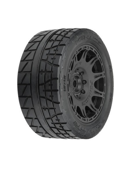 1-6 Menace HP BELTED F-R 5.7” Tires MTD 24mm Black Raid 8x48 Hex (2)