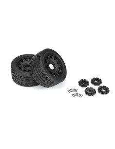 1-6 Menace HP BELTED F-R 5.7” Tires MTD 24mm Black Raid 8x48 Hex (2) 2