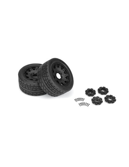 1-6 Menace HP BELTED F-R 5.7” Tires MTD 24mm Black Raid 8x48 Hex (2)