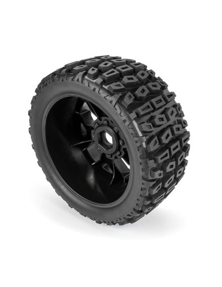 1-6 Brutus F-R 5.7" Monster Truck Tires MTD 24mm Black Ripper (2)